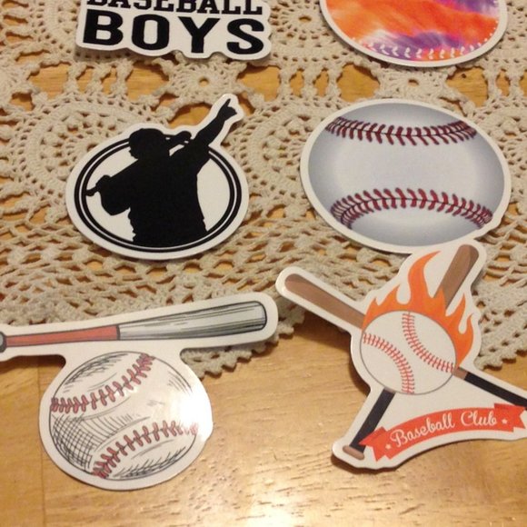 Baseball cellphone stickers, two for baseball Mom - Picture 5 of 5